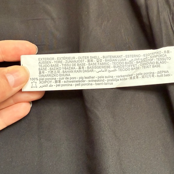 Zara Woman Genuine Leather Snakeskin Print A-Line Mini Skirt Size M - Picture 2 of 9